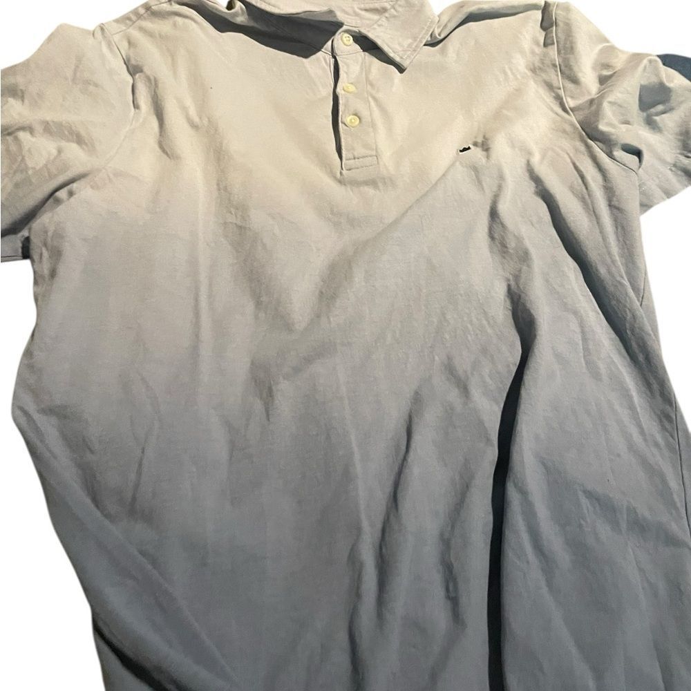 Crown and Ivy  size smal Men's Classic Polo Shirt - Light Gray/blue excellent